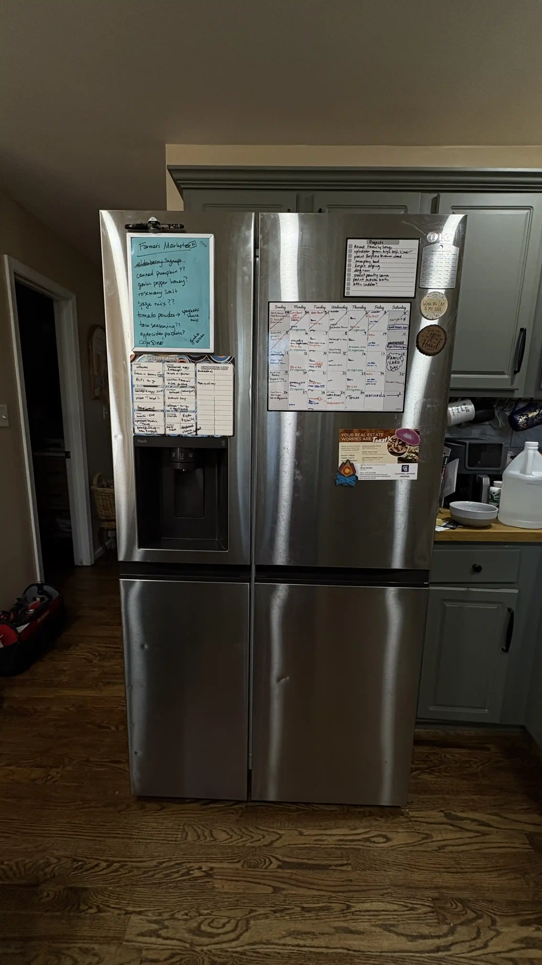 LG French door refrigerator repair at a customer home in Berryville VA